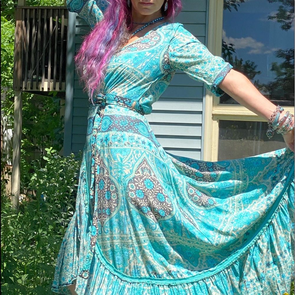 Spell Aloha Fox Dress Petite XS!